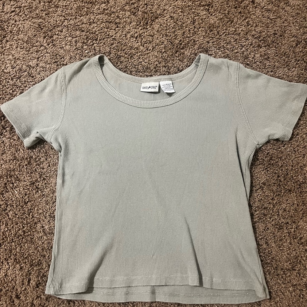 Vintage White Stag Tee